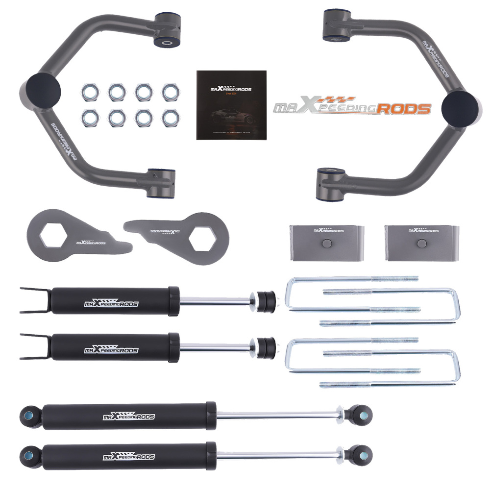 3 Front 3 Rear Lift Kit compatible for Chevy Silverado GMC Sierra 1500 4X4 4WD99-07