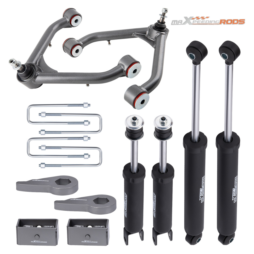 maXpeedingrods 1-3in Lift Kit compatible for Chevy Silverado GMC Sierra 1500 4WD 1999-2006