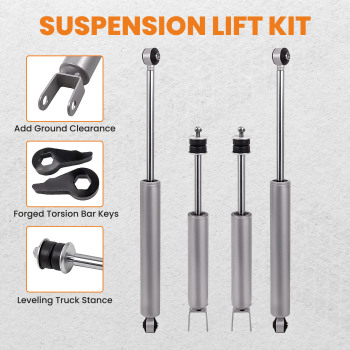 1inch-3inch Leveling Lift Kit w/ Shock Compatible for Chevrolet Silverado 1500 1999 - 2006 