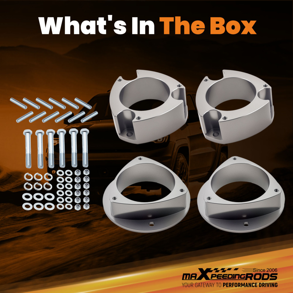 3 inch Front2 Rear Strut Spacers compatible for Subaru Outback 1995 1996 1997 1998 1999