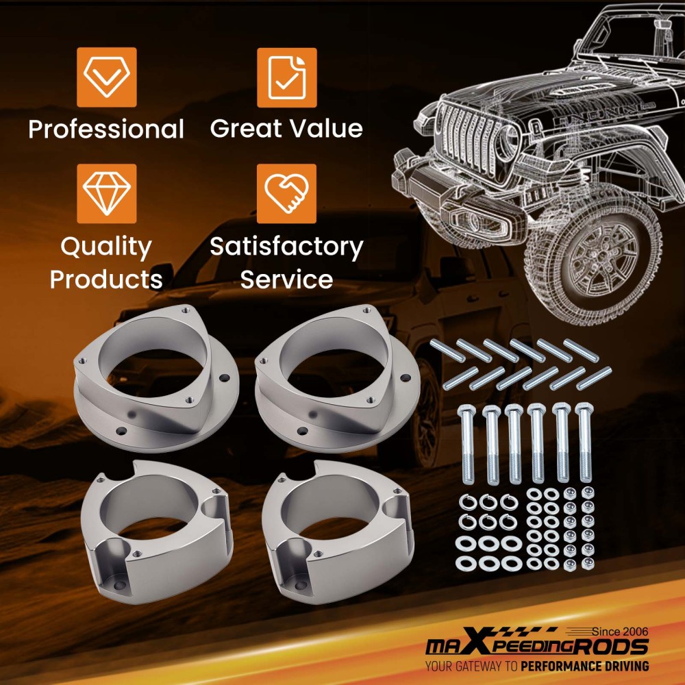 3 inch Front2 Rear Strut Spacers compatible for Subaru Outback 1995 1996 1997 1998 1999