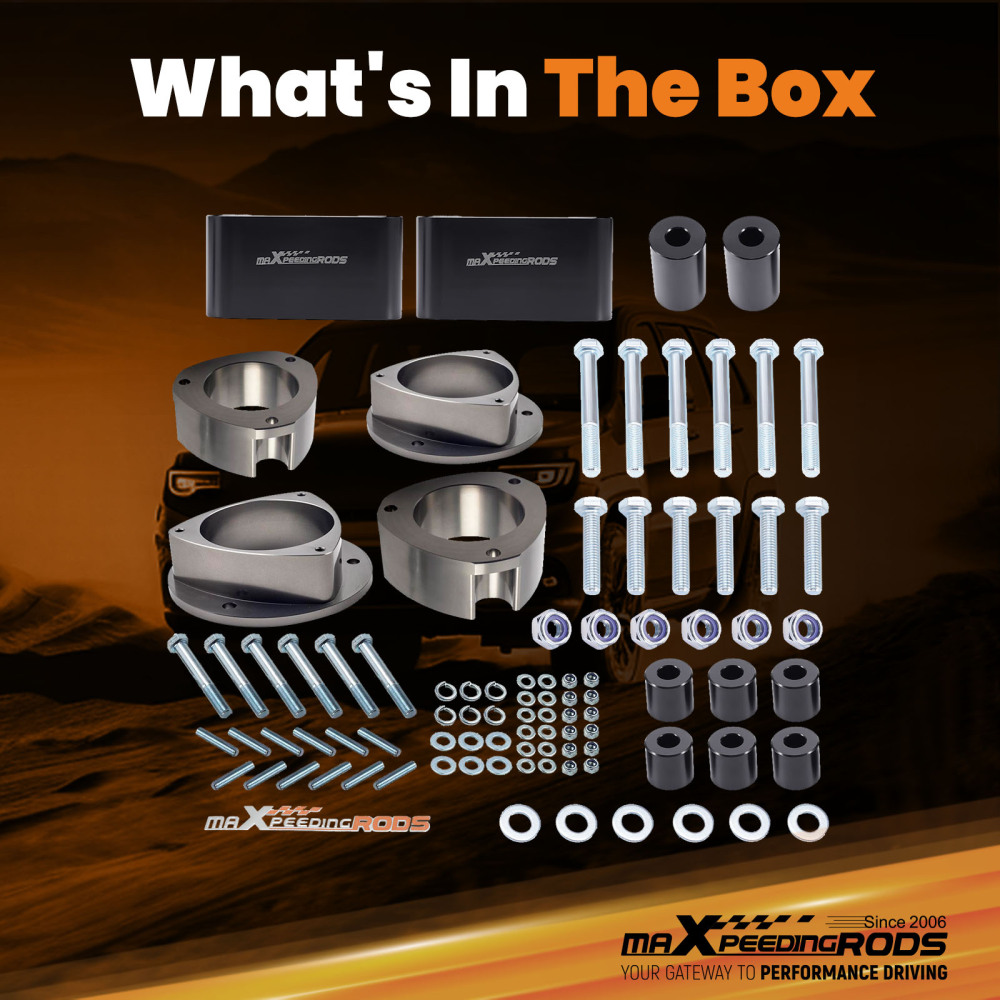 3 Full Lift Kit + 2 Rear Trailing Arm Spacers compatible for Subaru Forester Impreza