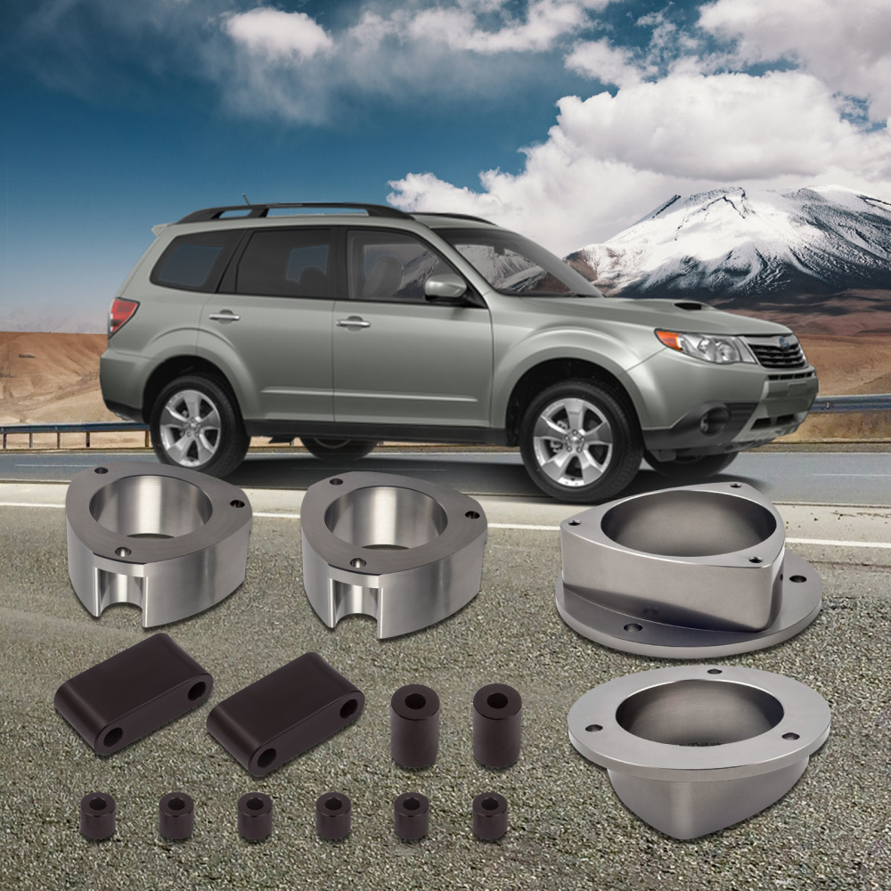 3 Full Lift Kit + 2 Rear Trailing Arm Spacers compatible for Subaru Forester Impreza
