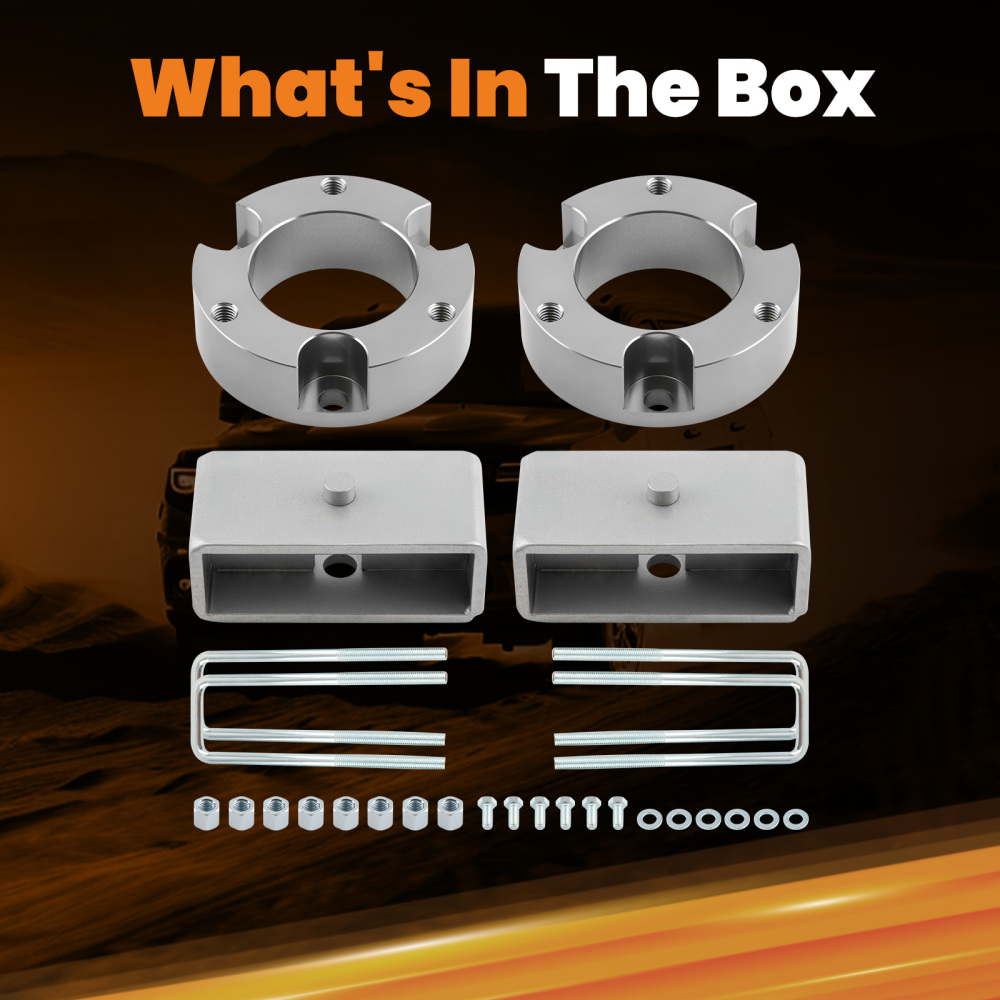 3 in Front 2 inRear Leveling Lift Kit Diff Drop Spacer compatible for Toyota Tacoma 95-04 
