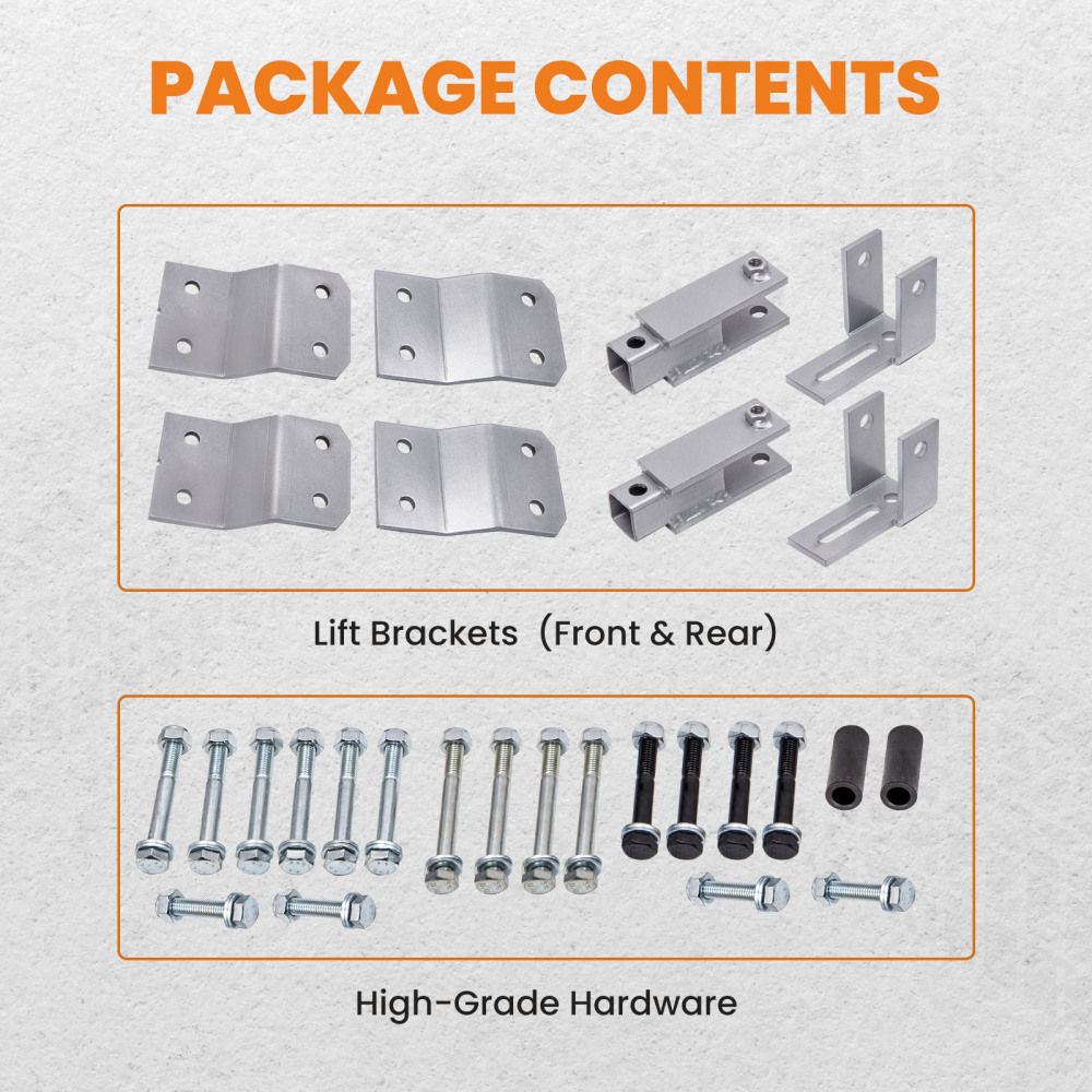 4 inch Block Lift Kit compatible for Yamaha Golf Cart Model Gas / Electric G9