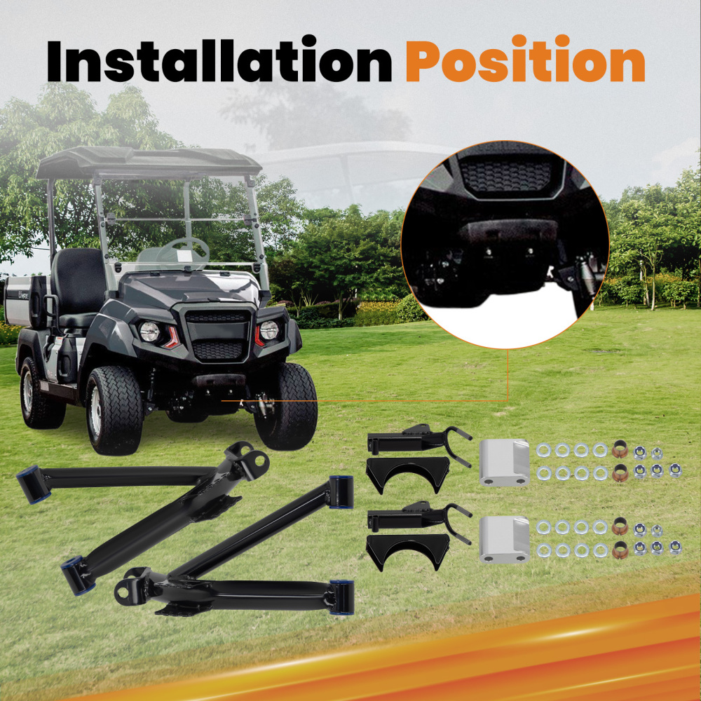6in A-Arm Lift Kit compatible for YAMAHA Golf Cart G2 / G9 1985-1995 Powder-coated