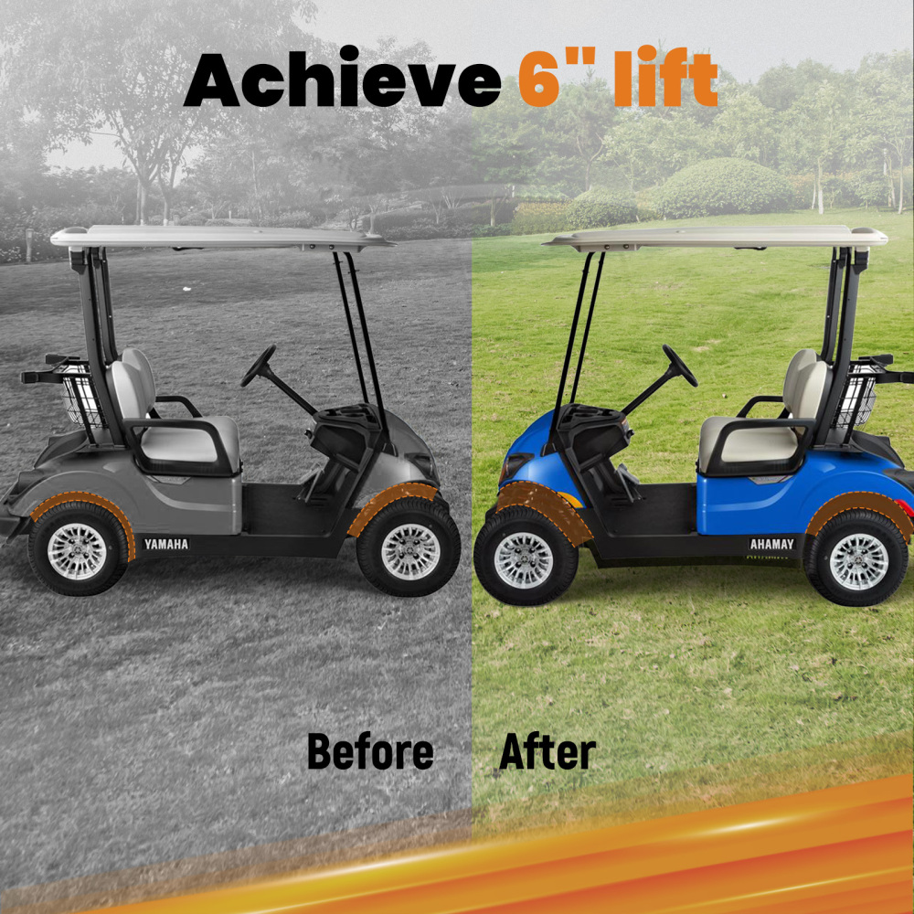 6in A-Arm Lift Kit compatible for YAMAHA Golf Cart G2 / G9 1985-1995 Powder-coated