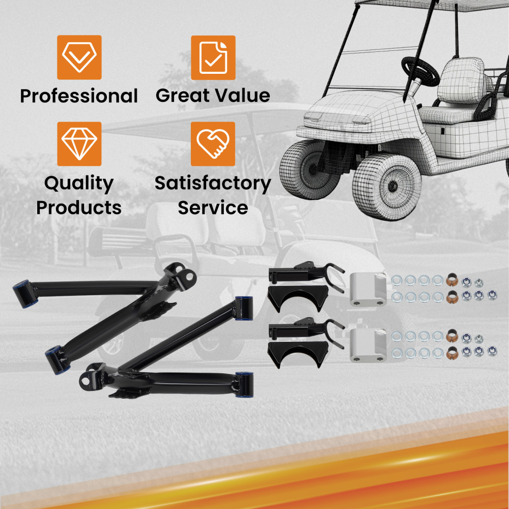 6in A-Arm Lift Kit compatible for YAMAHA Golf Cart G2 / G9 1985-1995 Powder-coated