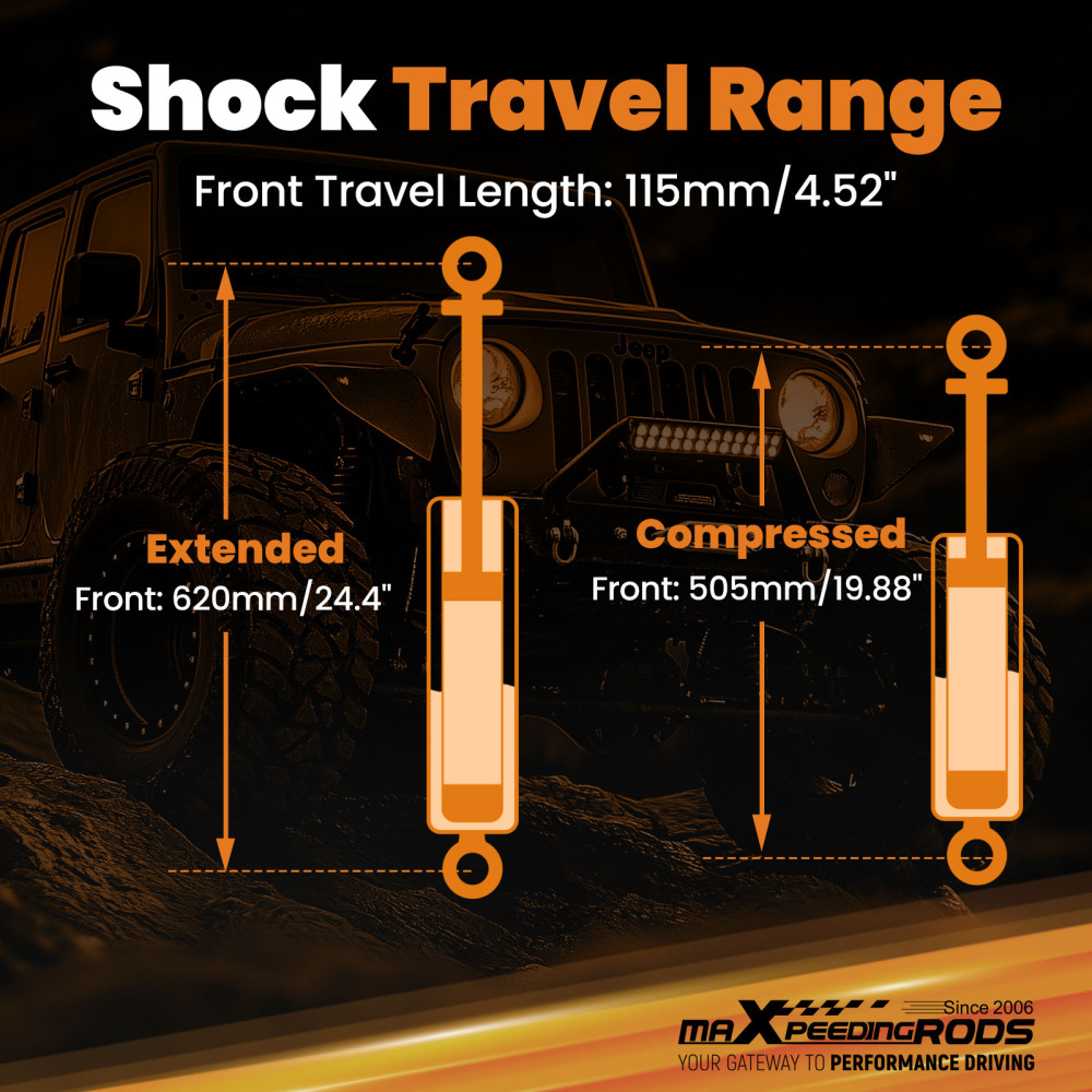 2 Front Lifted Struts Loaded Leveling Struts compatible for Ford F-150 4WD 2009-2013