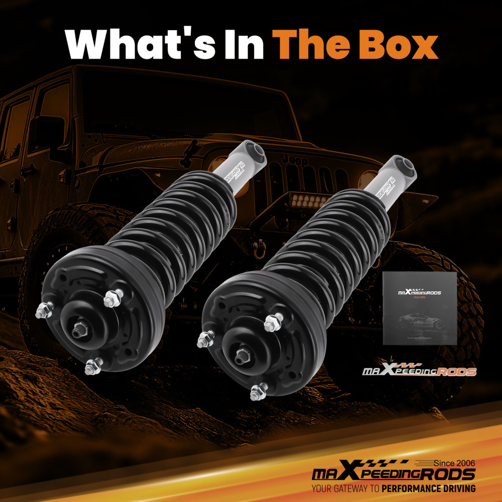 2 Front Lifted Struts Loaded Leveling Struts compatible for Ford F-150 4WD 2009-2013