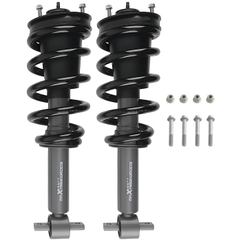 2 Front Leveling Lift Struts compatible for Chevy Silverado/Sierra 1500 2WD 4WD 2014-2018