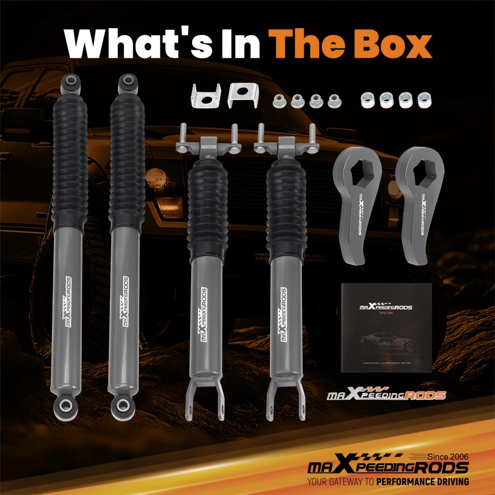 2 Lift shock Leveling Kit compatible for Chevy/GMC 2500/3500HD 2011-2019 torsion keys