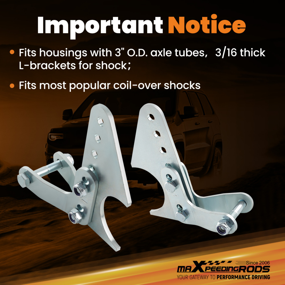 Rear Lower Kit Coilover Shock Damper Mount Mounting Bracket