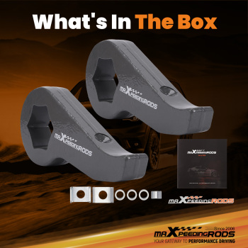 Front Torsion Keys 1-3 Leveling Kit compatible for Chevy/GMC 2500/3500HD 2011-2019 2018