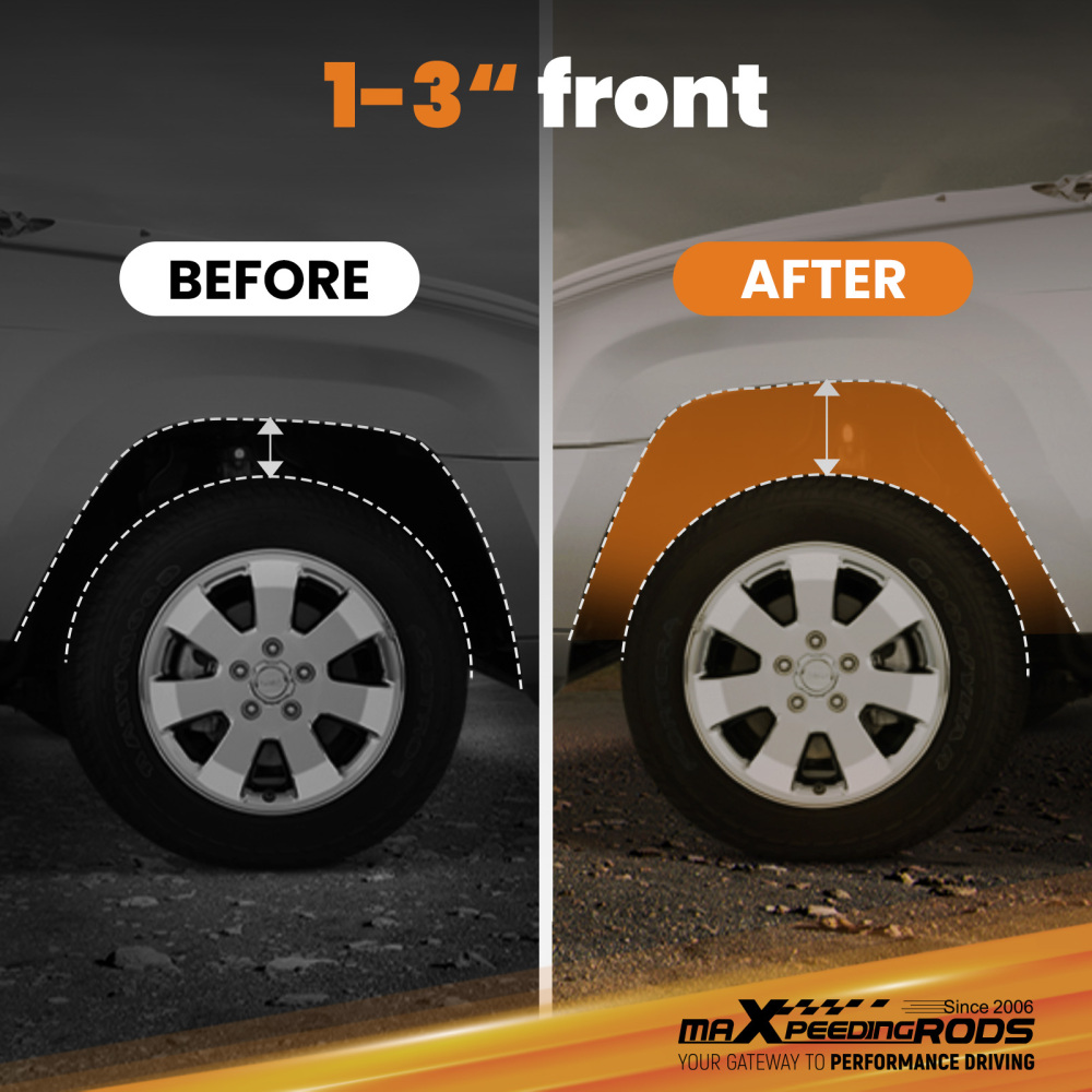 Front Torsion Keys 1-3 Leveling Kit compatible for Chevy/GMC 2500/3500HD 2011-2019 2018