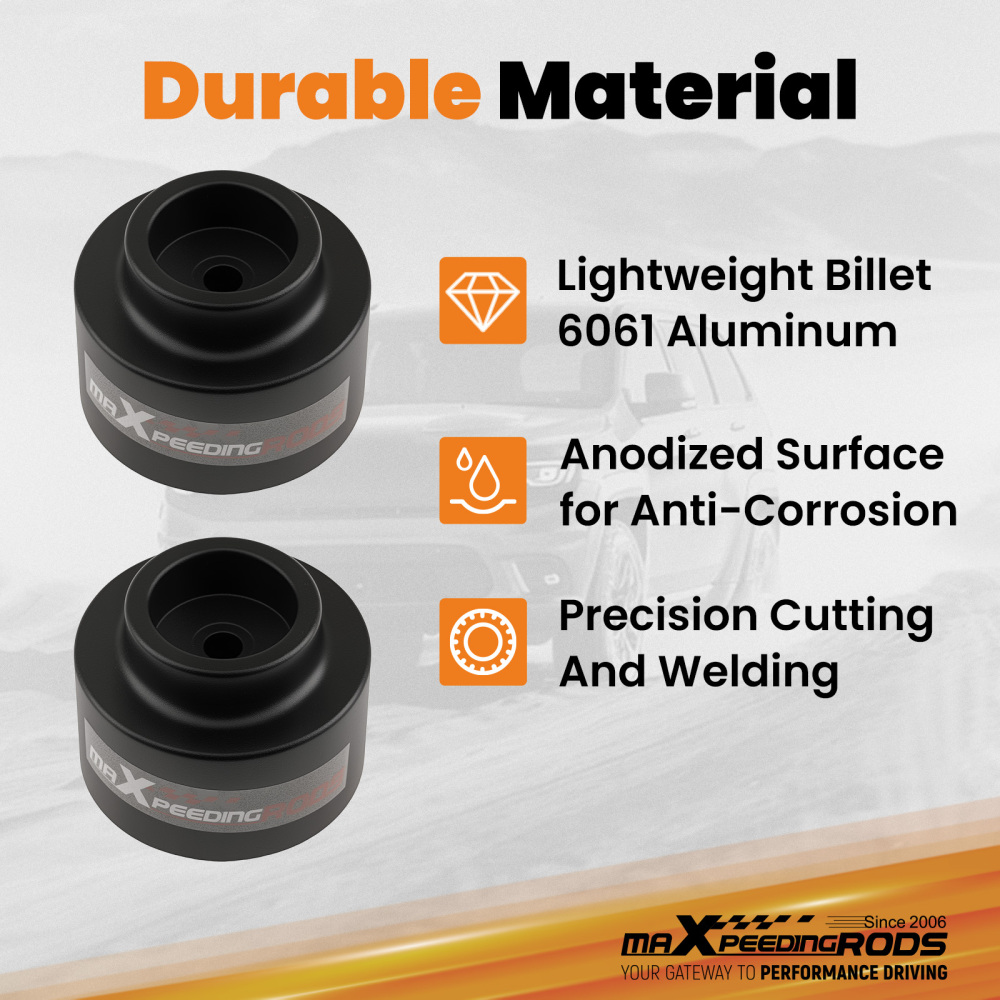 2inch Aluminum Lift Spacer Kit Front Rear for Trail Blazer Envoy 2002-09 Billet