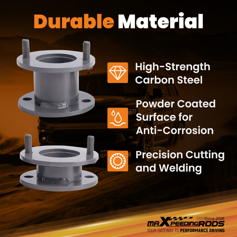 3'' Front + Rear Leveling Spacers Lift Kit compatible for Honda CRV CR-V 1997-2001 Nut Bolt