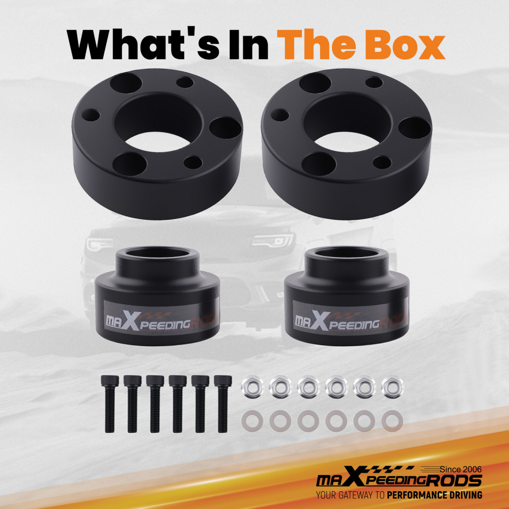 2.5 Front 1.5 Rear Lift Spacer Kit compatible for Dodge Ram 1500 4WD 2009-2023 Aluminum