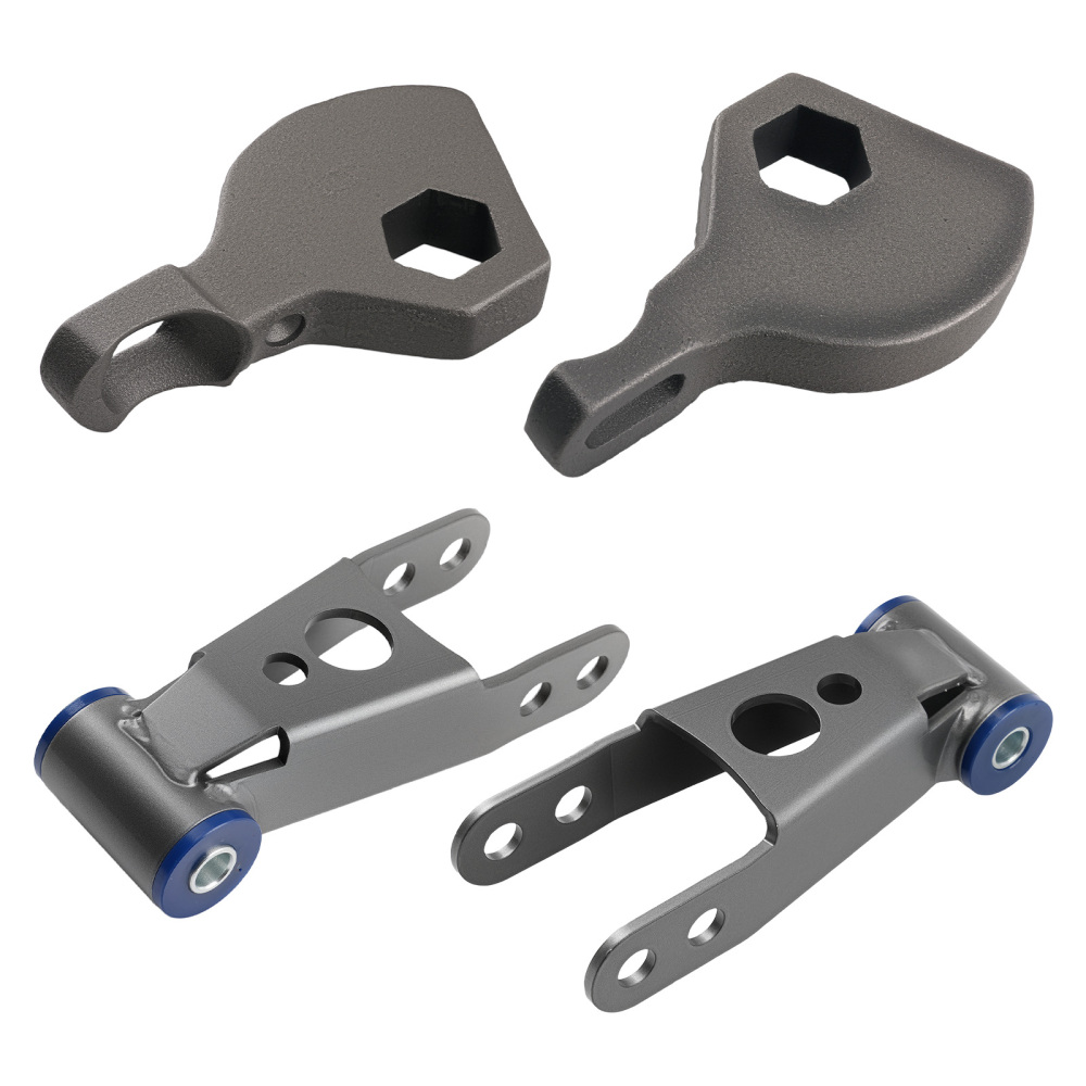 1-3 Front + 2 Rear Shackles Torsion Bar Keys compatible para Dodge Durango 1998-2003 4WD