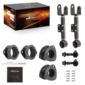 3 Front 2 Rear Setup compatible for Honda Element 03-11 with Control Arms Level Kit