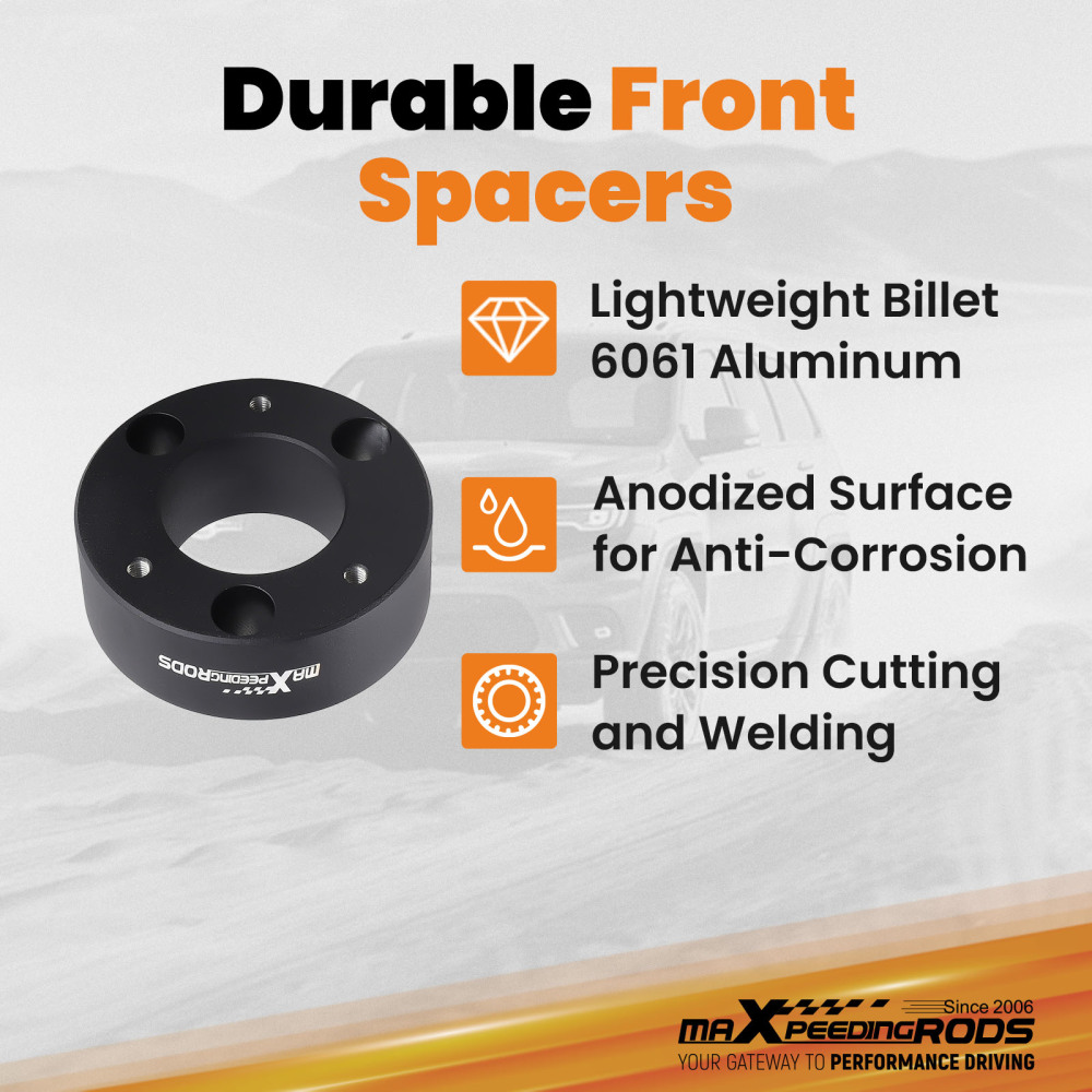 3 Front 2 Rear Leveling Lift Kit compatibile per Ford F-150 4WD 2WD 2004-2020 2018 2019