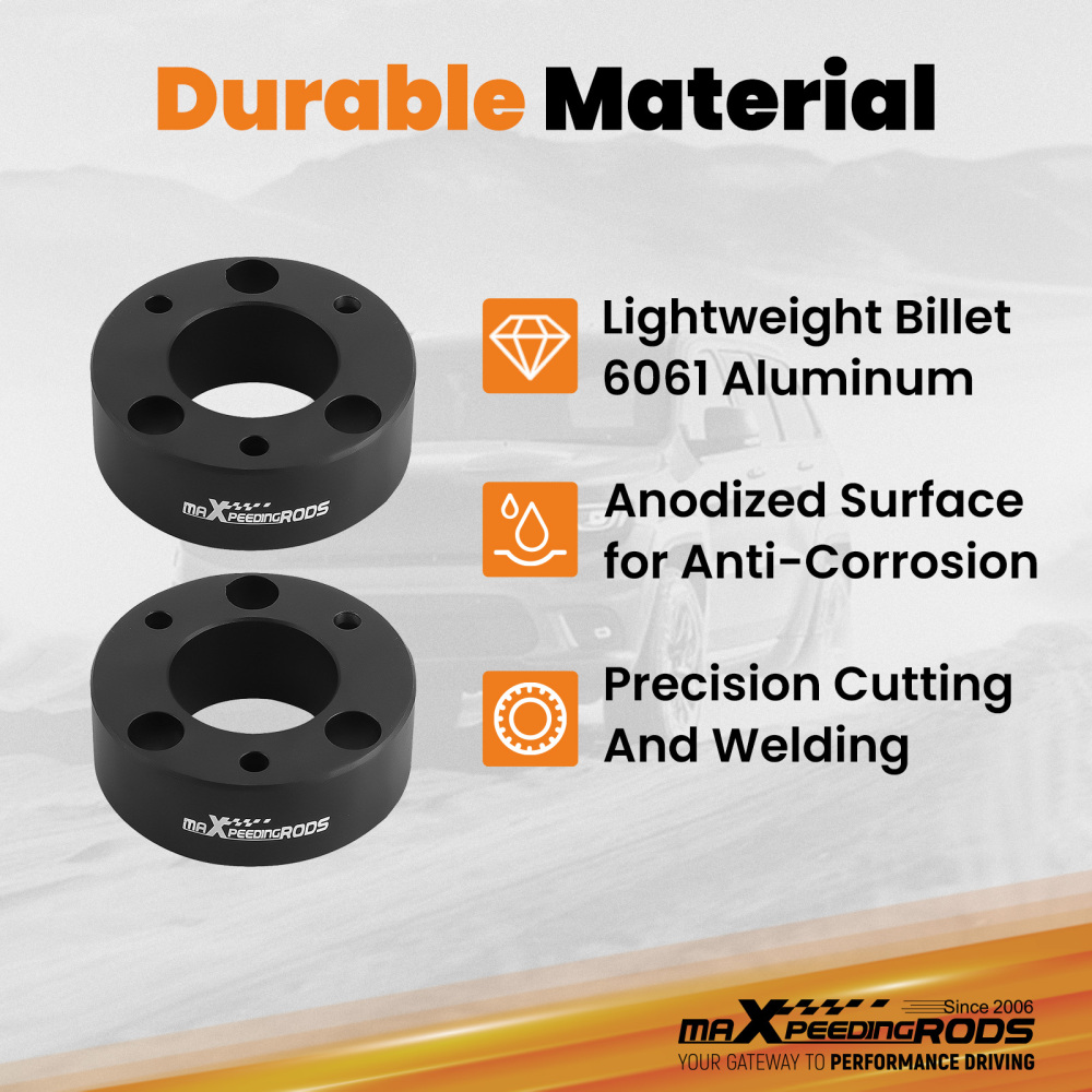 3 inch Front Lift Kit w/ Upper Control Arms compatible for Ford F-150 4WD 2004-2023