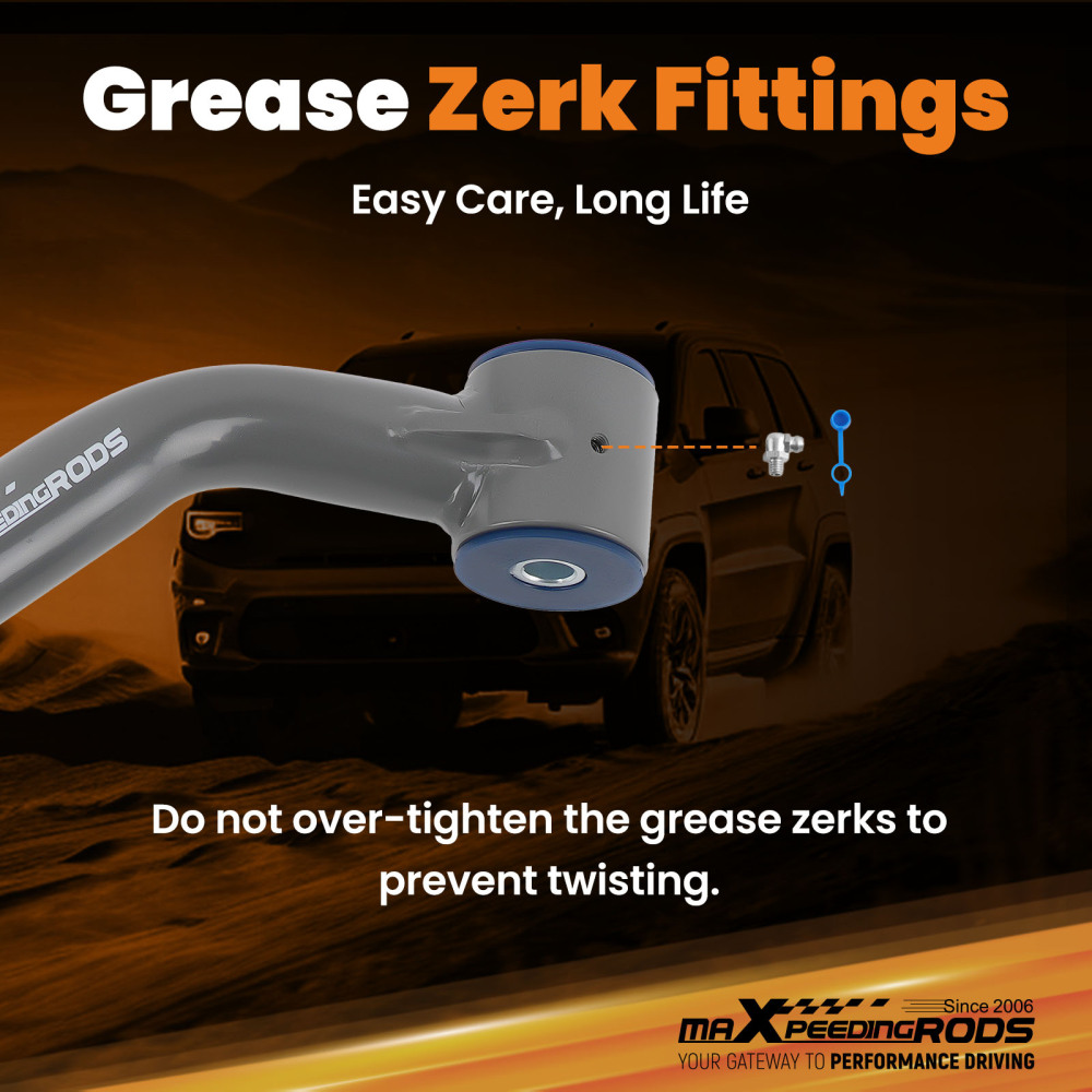 3 inch Front Lift Kit w/ Upper Control Arms compatible for Ford F-150 4WD 2004-2023