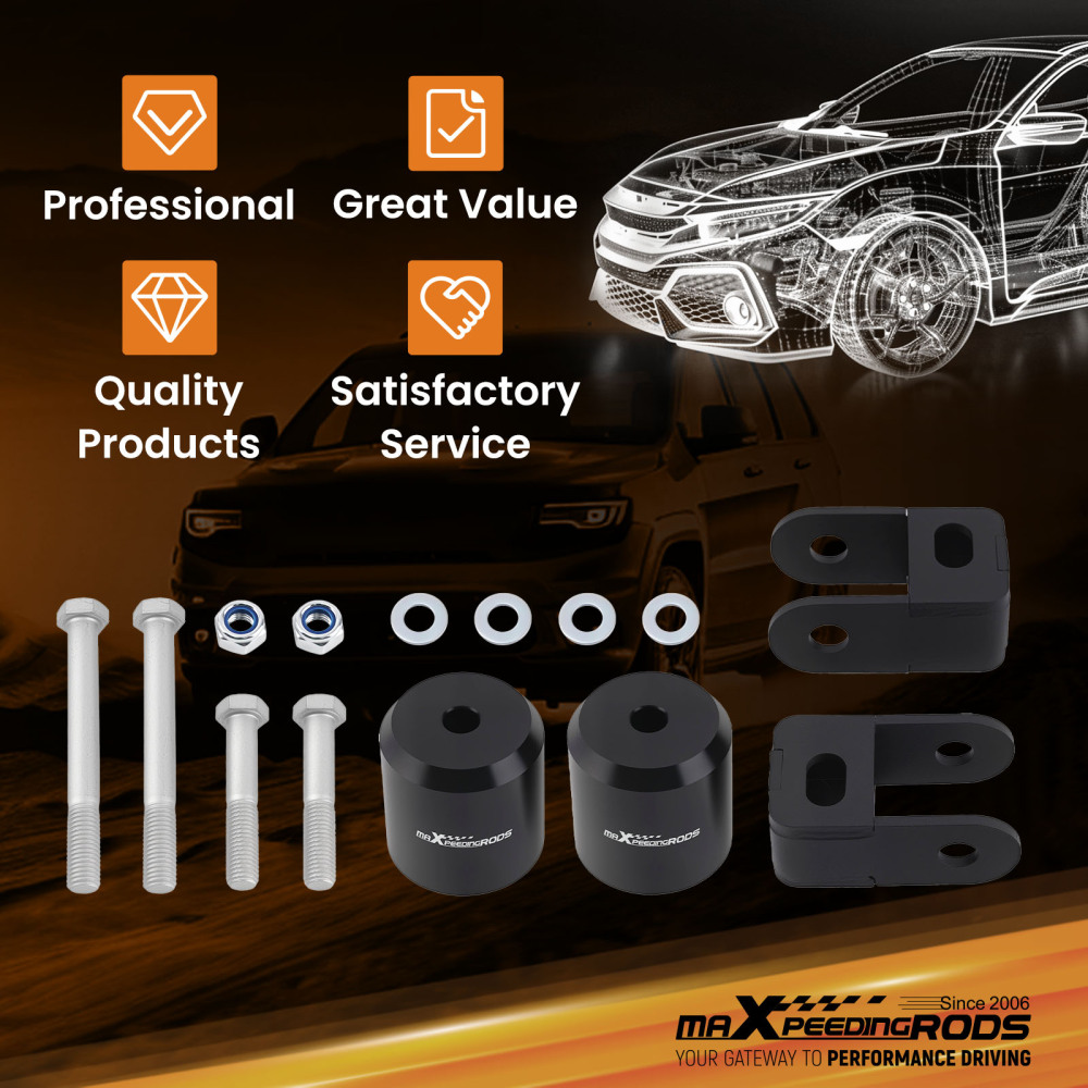 3inch Front Suspension Lift Spacer Kit compatible for Ford F250 F350 4WD 05-24 Super Duty