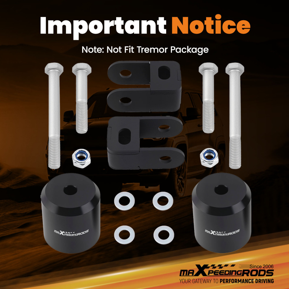 3inch Front Suspension Lift Spacer Kit compatible for Ford F250 F350 4WD 05-24 Super Duty