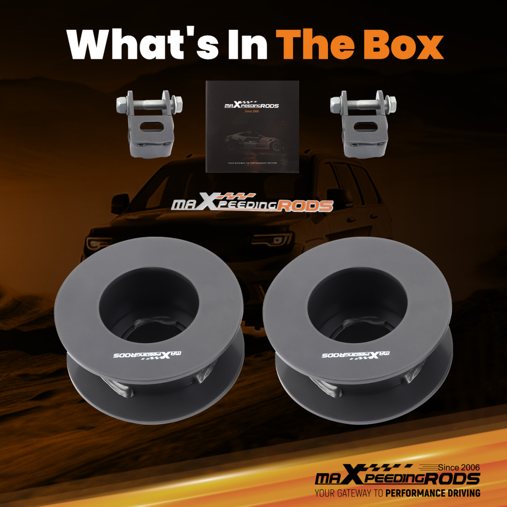 2.5 Front Lift spacer and Shock Extenders Compatible for Ford F-250 05-23