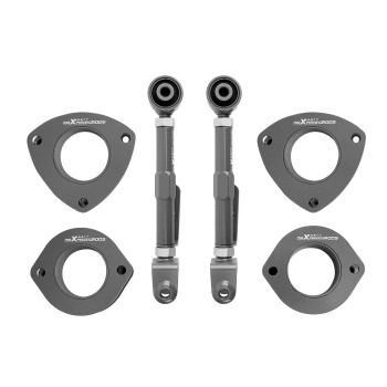 Front 2.5 Rear 3 Lift Kit+Adjustable Camber Arm Bolt compatible for Honda CRV 2002-2006