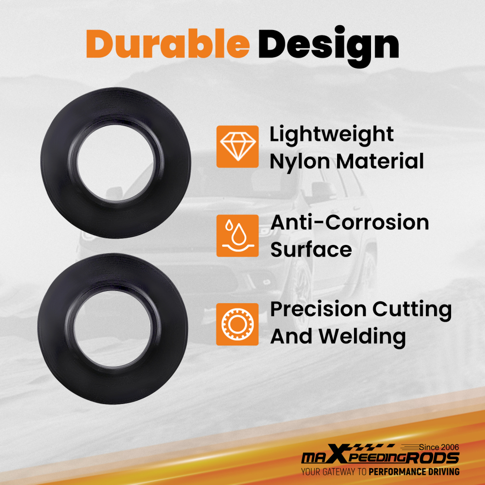 1 Front Coil Lift Kit compatible for Jeep JK JL WranglerGladiator 2007-2024