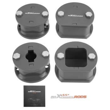 2 Front 2 Rear Lift Kit Spring Spacer compatible for Land Rover Discovery 2 1998–2004