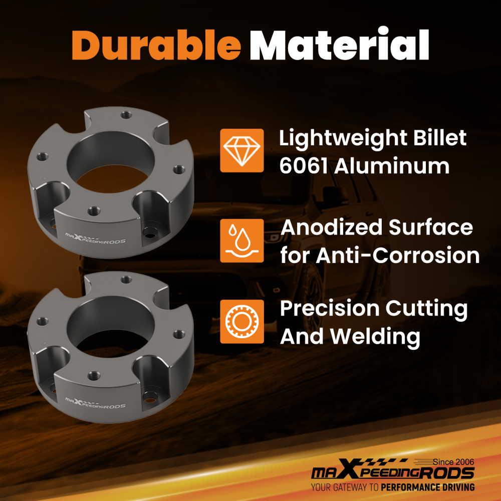 Heavy Duty Lift Kit 3 Front 2 Rear compatible for Toyota Tundra 2007-2021 with Hardware