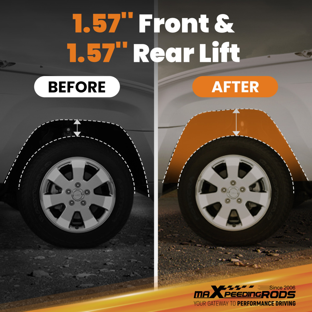 40mm Lift Spacer Lift kit compatible for Volkswagen TOUAREG 2003-2010 Polyurethane