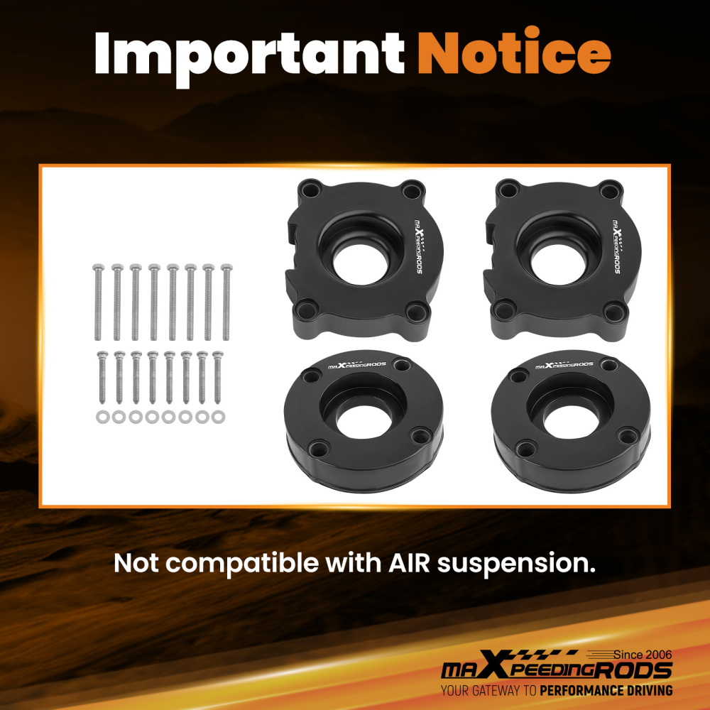 40mm Lift Spacer Lift kit compatible for Volkswagen TOUAREG 2003-2010 Polyurethane