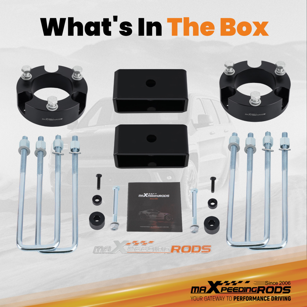 3 Front 2 Rear Leveling Lift Kits w/ Diff Drop compatible for Toyota Tacoma 2005-2023