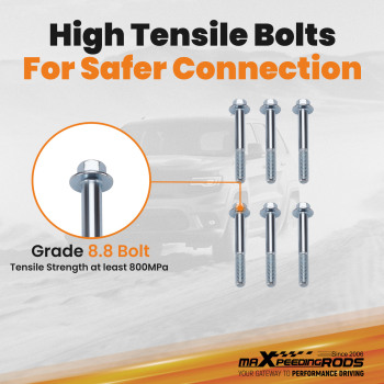 3 Front 3 Rear Lift Kit forToyota compatible for Tundra 2007-2021 Diff Drop