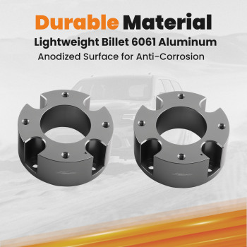 3 Front 3 Rear Lift Kit forToyota compatible for Tundra 2007-2021 Diff Drop