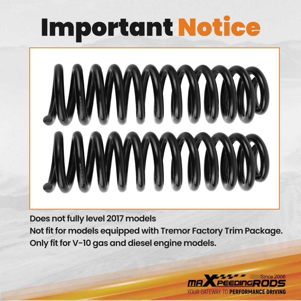 1.5 Suspension Leveling Kit Spring compatible for Ford F250/F350 compatible for Super Duty 2005-2023 4WD