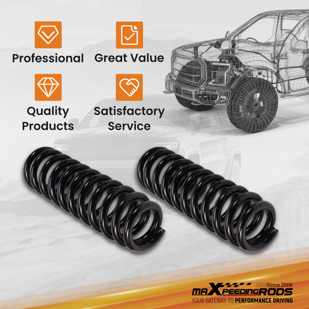 Front Coil Spring Kit compatible for Toyota 4Runner Tacoma FJ Cruiser Lift 1-3 03-2023