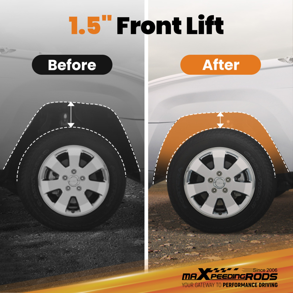 1.5 Front Leveling Lift Coil Springs compatible for Ford Ranger 1983-1997