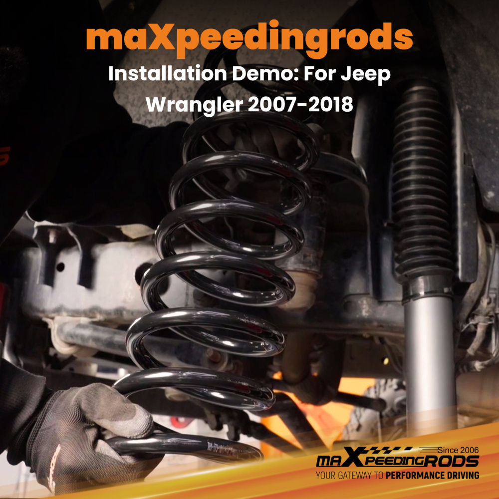 2.5inch Front Coil Springs compatible for Jeep Wrangler JK 2007-2018 Lift kit Pair