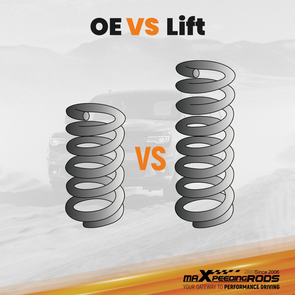 2.5inch Front Coil Springs compatible for Jeep Wrangler JK 2007-2018 Lift kit Pair