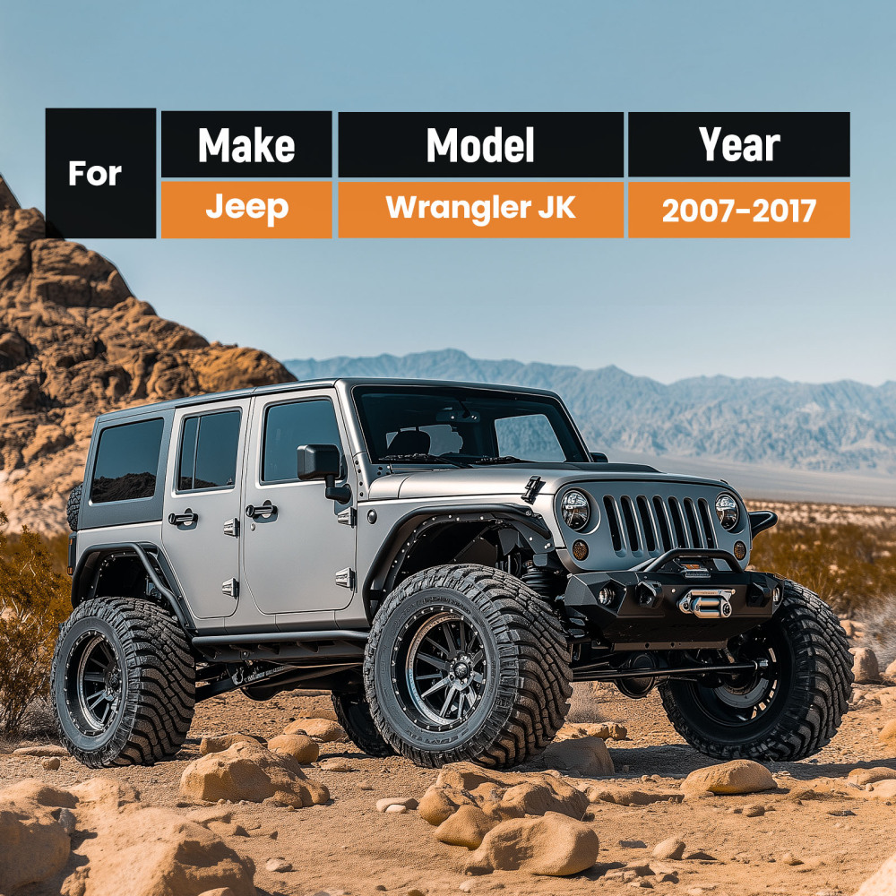 2.5inch Front Coil Springs compatible for Jeep Wrangler JK 2007-2018 Lift kit Pair