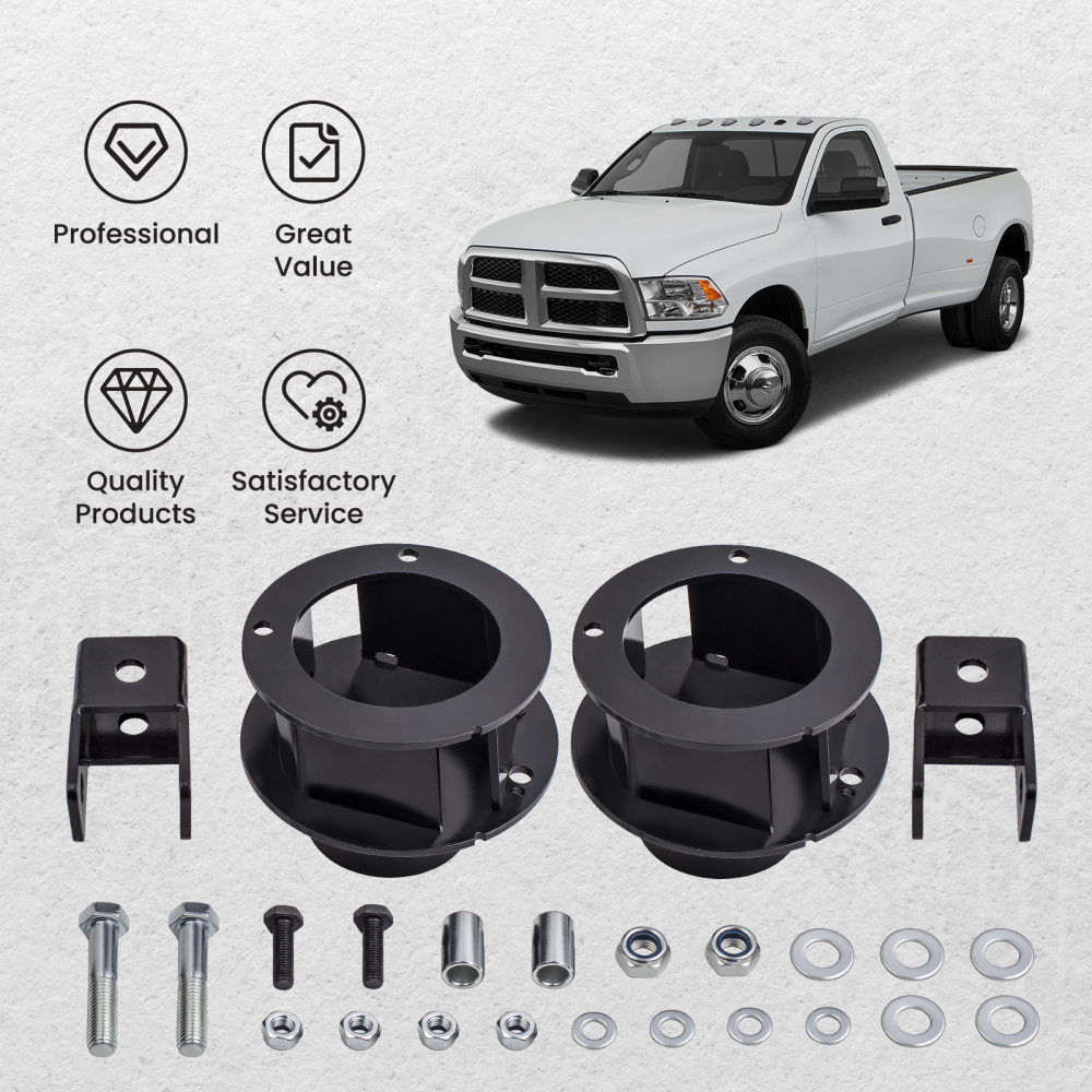 2.5inch Front Leveling Set compatible for Dodge Ram 2500 2014-18 compatible for Ram 3500 2013-2018