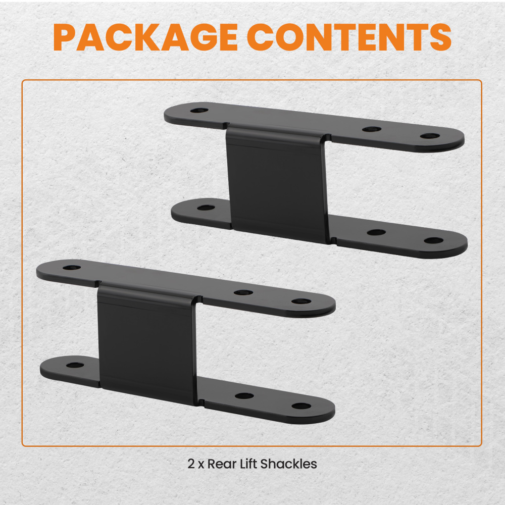 23 Rear Shackles Leveling Lift Kit compatible for Chevy S10 compatible for GMC Sonoma S15 1982-05