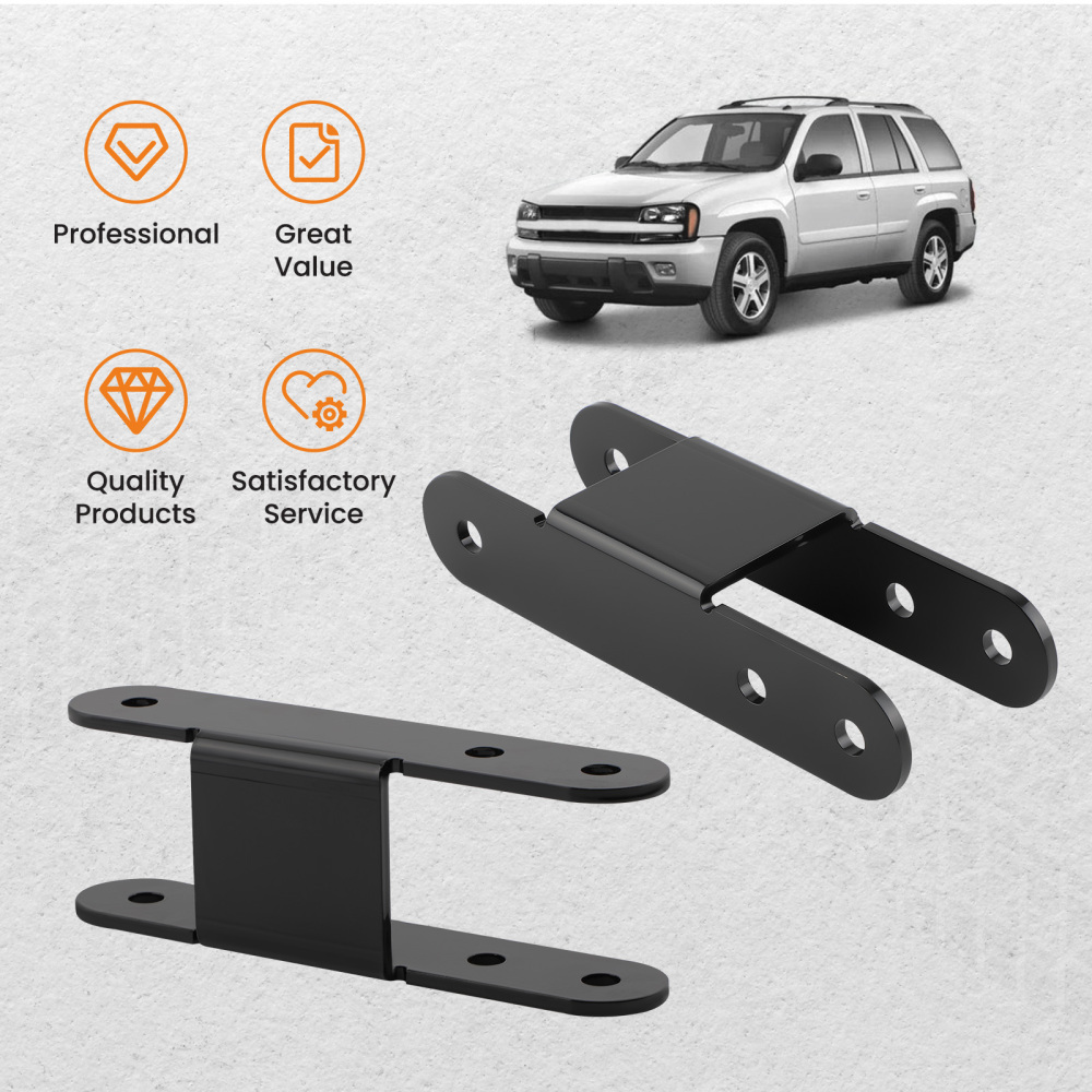 23 Rear Shackles Leveling Lift Kit compatible for Chevy S10 compatible for GMC Sonoma S15 1982-05