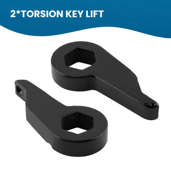 1-3 Front Leveling Lift Kit Torsion Keys compatible for Chevy S10 Blazer compatible for GMC S15