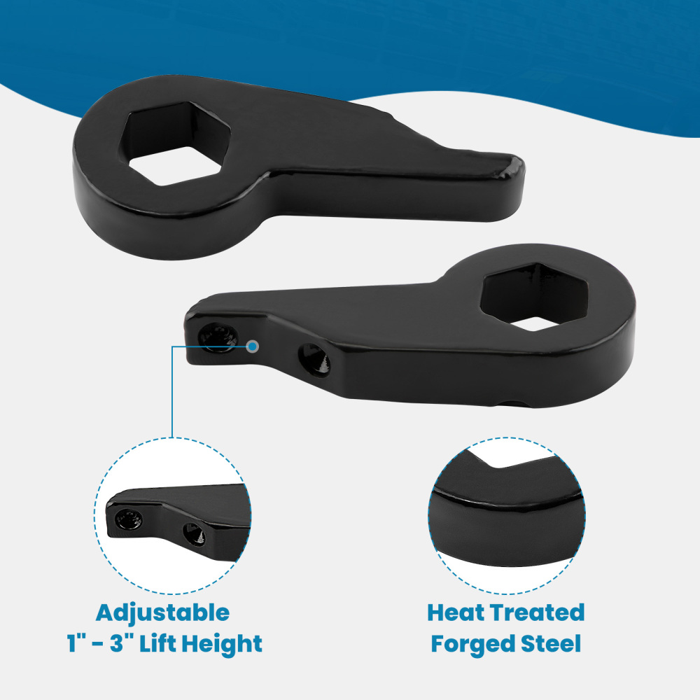 1-3 Front Leveling Lift Kit Torsion Keys compatible for Chevy S10 Blazer compatible for GMC S15